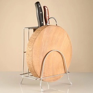 [48H Shipping] Stainless steel cutting board rack, household pot lid rack, kitchen countertop choppi