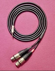 日本/Canare L-2T2S /3.5mm Stereo to XLR(Female) left/right Splitter(6ft)