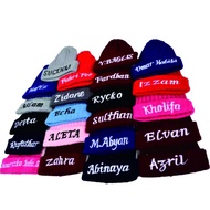 Baby Striped Beanie Free Embroidery Name Suka Suka Baby Girl Beanie Baby Boy Beanie