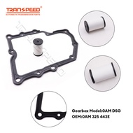 TRANSPEED 0AM DSG Auto Transmission Filter and Gasket Kit Fluid Oil Pan Kit 0AM 325 443E For VW AUDI