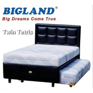 [Baru] Bed Sorong Spring Bed Bigland Twin Super Single 120 X 200Cm