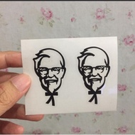 Cutting Sticker KFC Collonel Sanders
