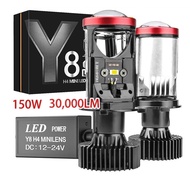 หลอดไฟ led h4 ไฟหน้า Y19 โฉมปี2026 ของแท้ปรับเอียงคัตออฟได้ สเปคดีกว่า Y15Hขั้วH4 คัตออฟพวงมาลัยขวา 