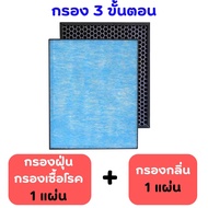 DAIKIN แผ่นกรองเครื่องฟอกอากาศ รุ่น MC30UVM6 MC30VVM-H MC30VVM-A (ไส้กรอง HEPA เกรด H13 พร้อม Carbon Filter กรองกลิ่น)