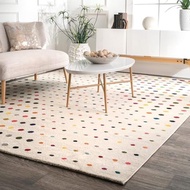 NuLOOM Dorie Multicolor Polka Dot Power Loomed Area Rug, 3' X 5' | Nuloom Dorie Polka Dot 3' X 5' Ac