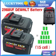 24H IFONSEN 2988VF DEWALT Large Capacity Lithium Battery Cordless Drill Battery Wrench Battery Blowe