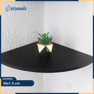Rak Dinding Sudut 1 pc Ukuran 30x1.5 cm Set Ambalan Sudut Minimalis Susun Floating Shelf Ambalan Rak