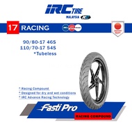 IRC Fasti Pro 90/80-17 & 110/70-17 TL (Tubeless)