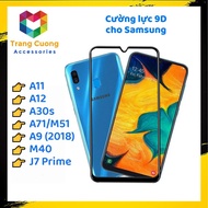 [ For SAMSUNG ] 9D Full Screen Tempered Glass FOR SAMSUNG Galaxy A11/A12/A30s/A71/M40/M51/A9/J7 - Su