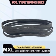 MXL Timing Belt Width 4.8mm to 12.7mm Type:B154MXL B155MXL B160MXL B165MXL B170MXL B172MXL