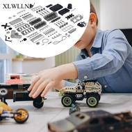 [XLWLLNJ] DIY Mini V8 Engine Kit, Educational Toy for Adults, Boys And Children, 8-Cylinder Model