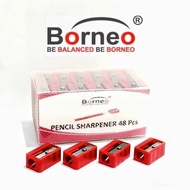 (Retail) Borneo Stainless Steel 1-Hole Sharpener Borneo Stationary