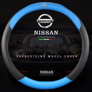 Steering wheel cover carbon fiber orange car handle grip For Nissan Sentra n16 b14 Grip Cover sunny 