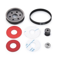 Motor Gear Belt Drive Transmission Gears System for 1/10 Axial SCX10 SCX10II 90046 RC Crawler Car Pa