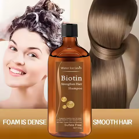 Biotin hair Growth shampoo anti-hair loss treatment for men and women rapid thickening and re-oil be