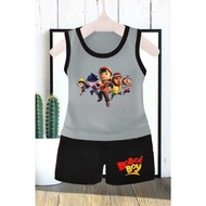 Boboiboy Character unisex Boy &amp; Girl singlet Suit