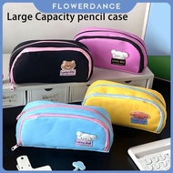 Large Capacity Pencil Case Kawaii Cute Pencil Cases Student Pen Case Big School Supplies Stationery Pencil Bags Box Pencil Pouch flower