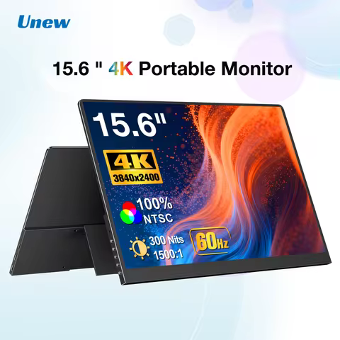 4K Portable Monitor 15.6 inch Screen 3840*2400 16:10 IPS Gaming Monitor Switch PS Xbox Teams Deck Ex
