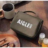 Japanese Magazine Appendix AIGLE Outdoor Brand Camping Abroad Storage Bag Toilet Cosmetic Including 