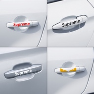 Supreme Car Door Handle Sticker