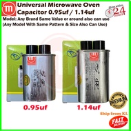 MICROWAVE OVEN CAPACITOR 0.95UF / 1.0UF / 1.05UF / 1.10UF / 1.14UF, 2100VAC, HIGH VOTAGE