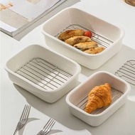 Ceramic Baking Pan Oven Draining Pan Dedicated Ceramic Plate