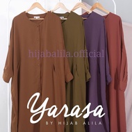 GAMIS YARASA By Hijab Alila Abaya syari full kancing polos dress