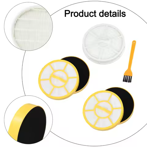 For Karcher VC3 Vacuum Cleaner Filter Replacement Kit for Models 1 198125 0 and 2 863238 0 with Clea