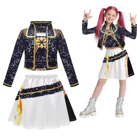 Anime Movie Kids Cosplay Rumi Zoey Mira Cosplay Suit Clothes KPop Rumi Zoey Cosplay Costume 3D Print