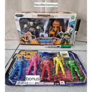 TOOBOTT ROBOT TOY 2PCS WARRIOR APACHE AND ROCKY