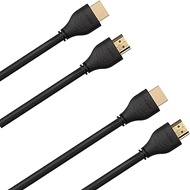 J-Tech Digital HDMI 2.0 Cable 3ft Supporting 4K@60Hz 4:4:4 Ultra High Speed 18Gbps, HDR10, Dolby Vision, ARC – 100% Triple Shielded - 24k Gold Plated Connectors (2-Pack)
