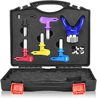 6Pcs Reversible Spray Nozzle Tips,Airless Spray Tips,Airless Spray Gun Nozzle,Tip Guard and Airless 