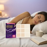 60pcs Sleep Care Patches – Mineral Oil + Beeswax Blend – 8–10 Hours Sustained Comfort – Ideal for Tr