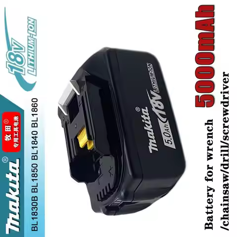 Makita 18V Battery 5Ah BL1850B Lithium ion Genuine Makita 18V Battery BL1850 BL1860 BL1860B BL1840B
