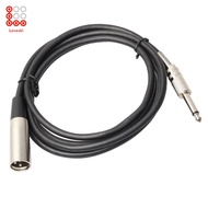 [Lovoski] 3Pin XLR Male to 6.35mm 1/4inch TRS   Male Microphone Cable Adapter 10ft 6ft