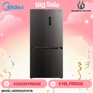 Midea MDRF632FGF28 519L 4 Door Inverter Refrigerator MDRF632FGF28