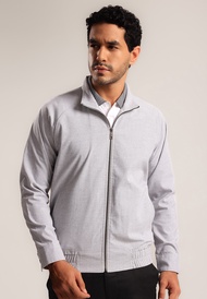 MOC - Jaket Polos Pria Giorgio - Grey