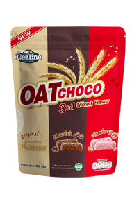 ขนมข้าวโอ๊ตอัดแท่งแพ็คเล็ก 80 กรัม มี 7 รสชาติ Oat choco 80 g สินค้ายอดฮิตเพื่อคนรักสุขภาพ (โปรเซ็ตส