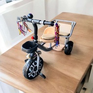 BS 129 2 Seater 3 Wheels Kids Bike Ideal for 2-6 yrs. old | Wheel for Kids Children, Kiddie, Girls