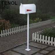 [TENOL] Lockable Mail Box Galvanized Iron Weatherproof Outdoor Postbox for Parcel Storage at Residen