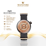 [2 YEARS WARRANTY] BOMBERG Skylighter Black & Gold 38mm CT38H3PBA.09-1.9