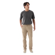 Hallstatt Brown Elastic Waist Cargo Pants Trousers 100% Polyester Branded Overruns