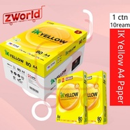 IK Yellow A4 Paper 80gm X450 Sheets X 10Reams