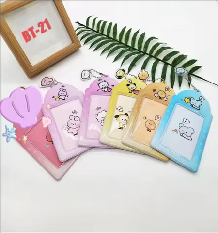 BT21 Koya RJ Shooky Man Chimmy Cooky Creative Personality Animation Peripheral Card Set Secondary Ca