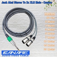 Kabel Audio/ Kabel In Out Mixer Akai Stereo To 2x XLR Male - Canare