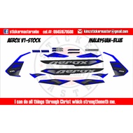 AEROX V1 MALAYSIAN CONCEPT STOCK DECALS (BLUE)