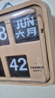 走頭無路  特價TWEMCO 翻頁時鐘 不議價