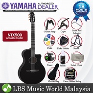 Yamaha NTX500 40'' APX Solid Spruce Acoustic Electric Guitar With Pickup Black (NTX 500)