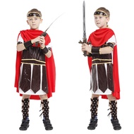 Halloween Children's Costume Warrior Knight Prince Costume Armor Warrior Samurai B-0113Cosplay Costu