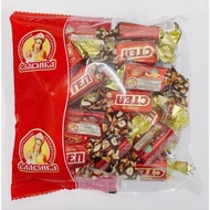 RUSSIAN CTEN CHOCOLATE RED/GREEN/PURPLE/ORANGE 500G - RUSSIAN CANDY - RUSSIAN SOCOLA - RUSSIAN CTEN 